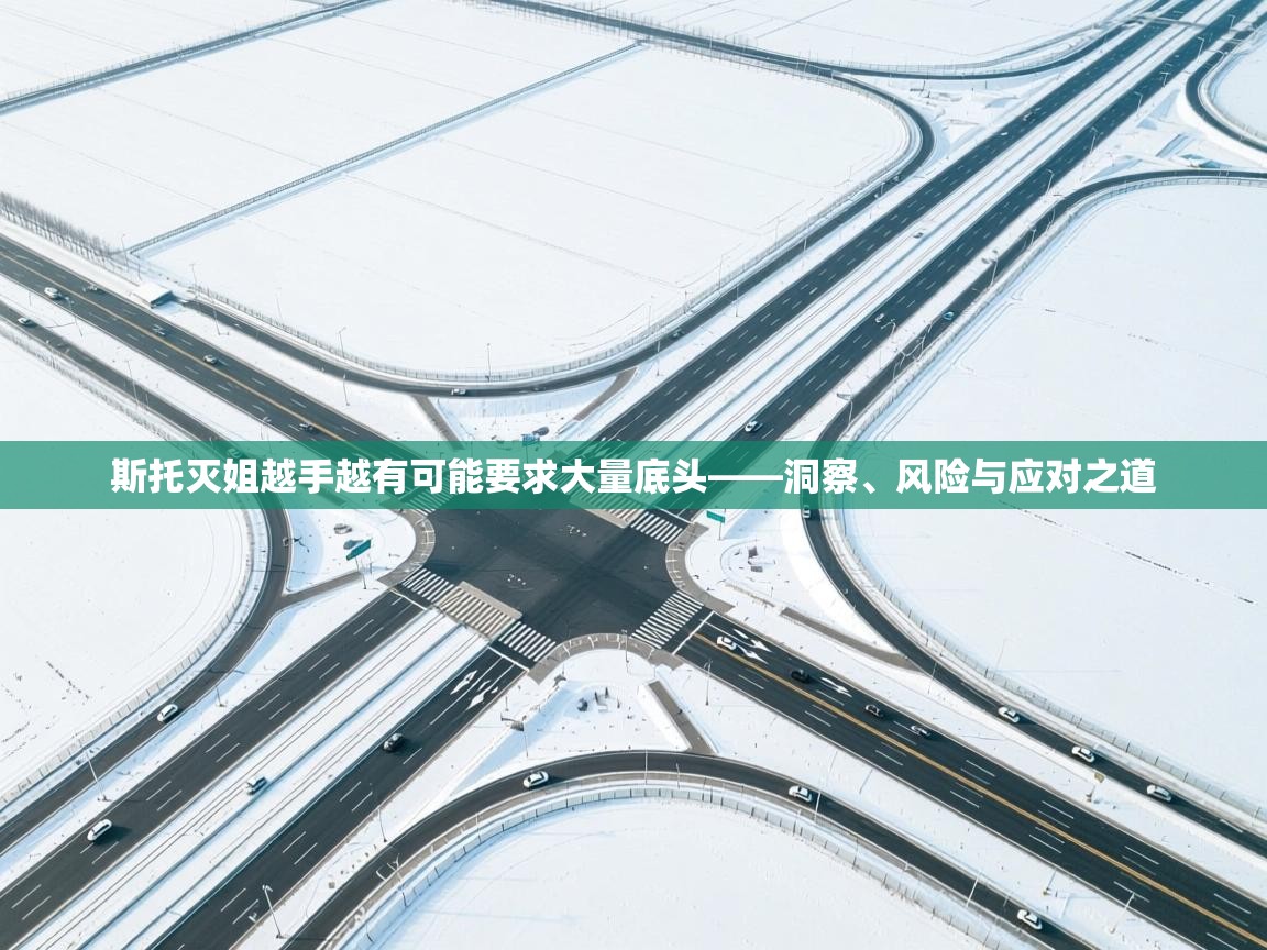 斯托灭姐越手越有可能要求大量底头——洞察、风险与应对之道